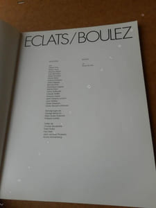 Eclats / Boulez