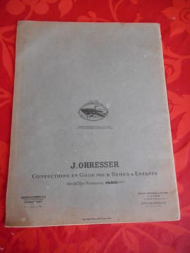 (Catalogue de mode) HIVER 1925-1926 - Maison J. Ohresser a Paris . Anonyme