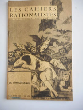"Cahiers rationalistes" - n°175 de decembre 1958 - La connaissance .... Collectif - FRANEAU Jacques - SCHATZMAN Evry 