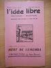 "L'idee libre" -  n°3 - mars 1961 - Mort de Lumumba - Choses vues par Anne Durand . Collectif - LORULOT Andre 
