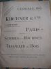 (catalogue) - Kirchner & Cie - Paris - Scieries et machines a travailler le bois - 1906 . Anonyme  