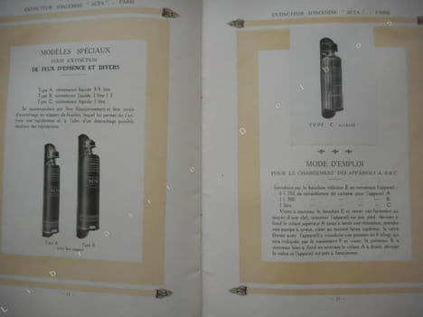 (catalogue) - Acta - Extincteurs d'incendie . Anonyme