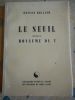 Le seuil - precede de - Royaume du T . ROLLAND Romain 