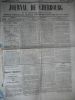"Journal de Cherbourg et du departement de la Manche, feuille commerciale, agricole, scientifique, litteraire et d'annonces"- Jeudi 1er avril 1858 . ...
