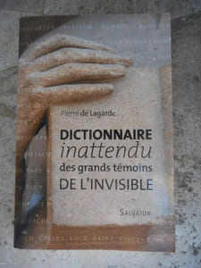 Dictionnaire inattendu des grands temoins de l'invisible