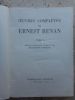 Oeuvres completes de Ernest Renan - Tome I - Edition definitive etabli par Henriette Psichari - ( contient - Questions contemporaines / La reforme ...