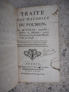 Traite des maladies du poumon