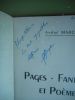 Pages - Fantaisies et poemes . MARGE Andre 