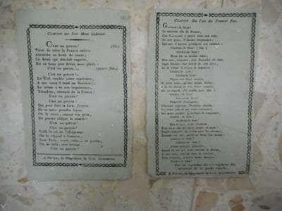 "C'est un garcon" chanson sur l'air "Mon galoubet"/ "Gardon-le bien !" sur l'air de "Premier pas".