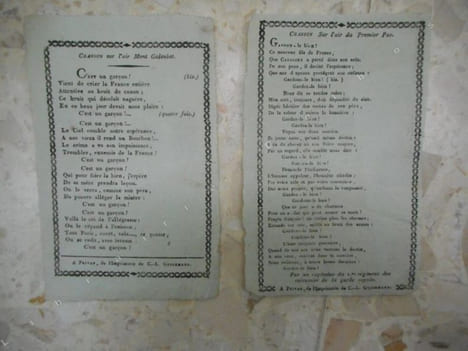 "C'est un garcon" chanson sur l'air "Mon galoubet"/ "Gardon-le bien !" sur l'air de "Premier pas". . Anonyme