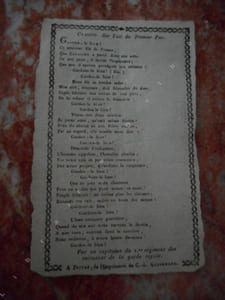 "C'est un garcon" chanson sur l'air "Mon galoubet"/ "Gardon-le bien !" sur l'air de "Premier pas".