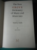 The New Grove Dictionary of Music and Musicians - 20 volumes (complet). Stanley Sadie