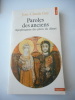 Paroles des anciens - Apophegmes des peres du desert. Jean-Claude GUY