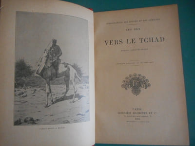 Vers le Tchad - Roman aerostatique - Ouvrage illustre de 33 gravures