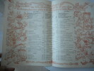 Lot de 2 menus de l'Octoberfest, non daté. . Anonyme