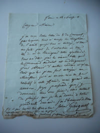 Vieux papiers - Lettre du ministere des finances au Maire d'Andelot (Haute-Marne)