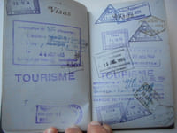 Vieux papiers - Passeport ancien 1950.