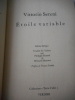 Etoile Variable - Edition bilingue . Vittorio SERENI