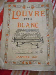 (Catalogue) Au Louvre Paris - Blanc janvier 1917