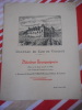 (menu) Chateau du Clos Vougeot - Déjeuner bourguignon  .... Confrérie des Chevaliers du Tastevin 14 mars 1940. Anonyme