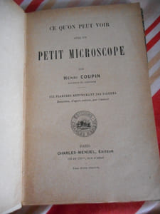 Ce qu'on peut voir avec un petit microscope