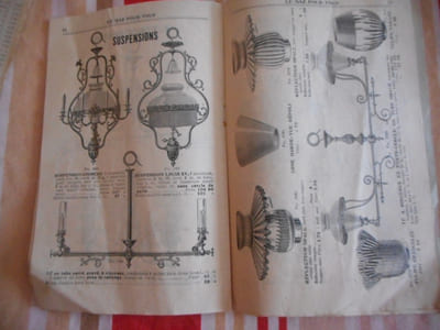 (catalogue de vente) Le gaz pour tous Incandescence par l'essence minerale 1908