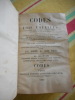 Lot de 2 ouvrages : Codes / Lois usuelles. Aug. ROGER & Alex.SOREL
