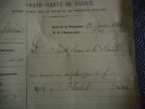 (document) Dossier Grand Orient de France - Loge Saint Jean de la Paix de Neufchateau 1864. Divers