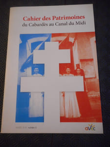Lot de 3 "Cahier des patrimoines du Cabardès au Canal du Midi"