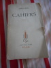 Cahiers - Tome I . Simone WEIL