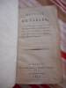 Receuil de fables, compos&eacute;es pour l'&eacute;ducation de feu Monseigneur le Duc de Bourgogne, fesant suite aux "dialogues des morts" de feu Messire Fran&ccedil;ois ...