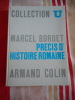 Pr&eacute;cis d'histoire romaine. Marcel BORDET