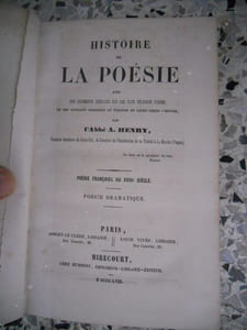 Histoire de la poesie - Poesie francaise du XVIIIe siecle - Poesie dramatique 