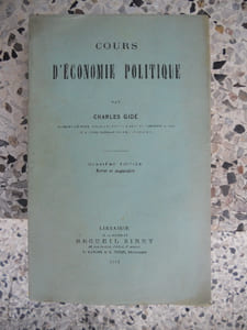 Cours d'economie politique
