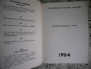 Liste des grands vins de la Maison Nicolas pour 1964. Catalogue Nicolas - Claude Schurr