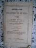 Annuaire du departement du Jura pour l'annee 1867  - 57° annee. Desire Monnier