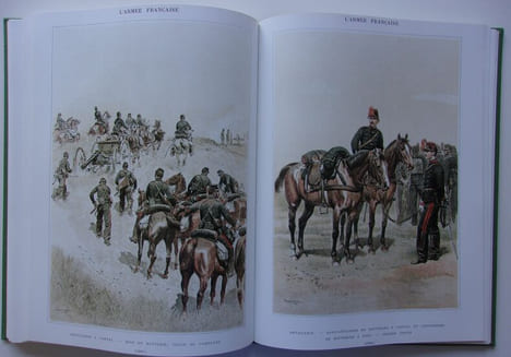 L'Armée française. Types et uniformes.. Detaille, Édouard / Richard, Jules (texte)