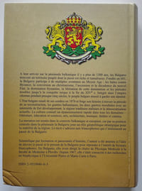 Histoire de la Bulgarie. De l'Antiquité à nos jours. [Dédicacé]