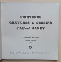 Peintures gravures et dessins d’Alfred Jarry
