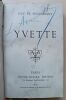 Yvette. [Envoi autographe signé de Guy de Maupassant]. Maupassant, Guy de