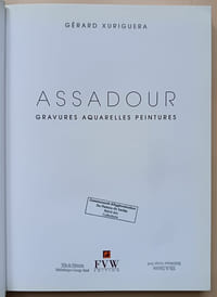 Assadour : Gravures, Aquarelles, Peintures