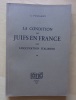 La Condition des Juifs en France sous l'occupation italienne.. Poliakov, L.