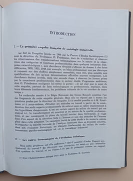L’évolution du travail ouvrier aux usines Renault . Touraine, Alain