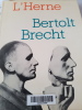 L'Herne Bertolt Brecht. Bertolt Brecht