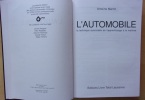 L'Automobile : la technique automobile de l'apprentissage à la maîtrise. . Martin, Antoine