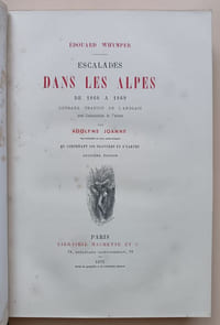 Escalades dans les Alpes de 1860 à 1869.