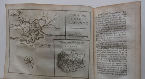 Nouvelle relation de la France équinoxiale, contenant la description des côtes de la Guiane; de l'Isle de Cayenne; le commerce de cette colonie; les ...
