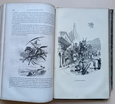 Les Mille et une nuits - Contes arabes traduits par Galland illustrés par MM. Français , H. Baron , Ed. Wattier , Laville , etc. Revus et corrigés sur ...