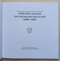 Geneviève Gallois : Une caricaturiste sous le voile (1888-1962)