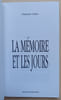La m&eacute;moire et les jours. Delbo, Charlotte